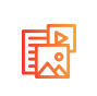 The entire system should make it smooth for users to produce effective marketing content with engaging UI.