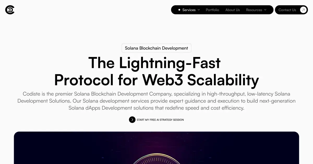 Solana Blockchain Development Services | Codiste