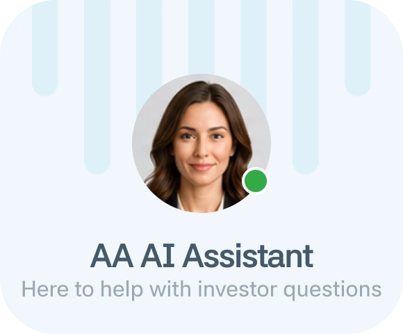 AA AI Assistant avatar, here to help with investor questions