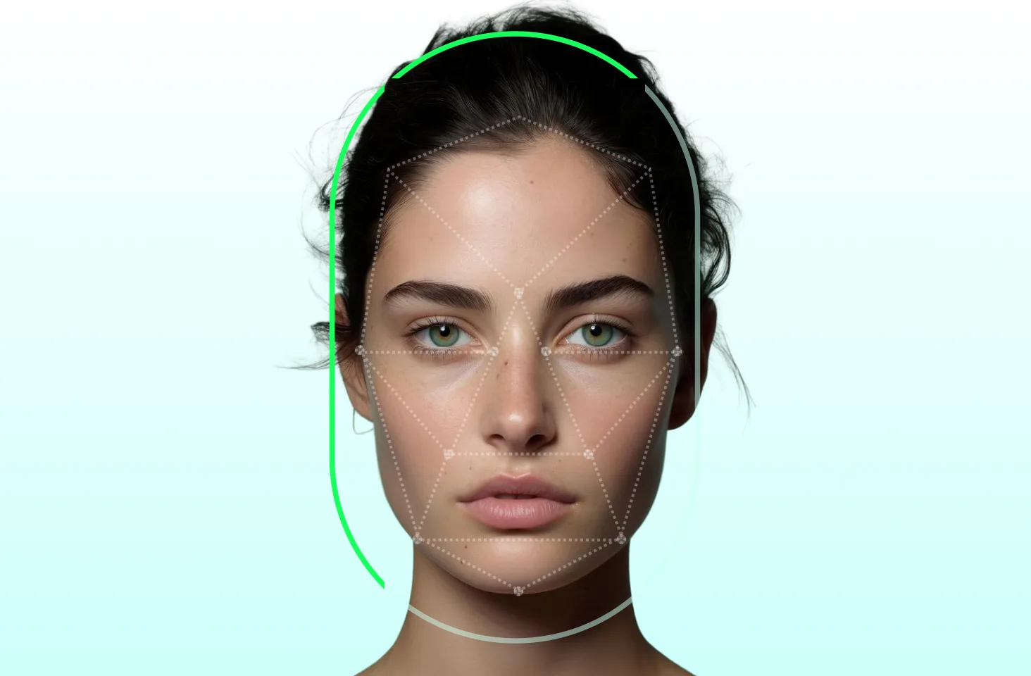 Genii skin analysis mapping facial skin zones