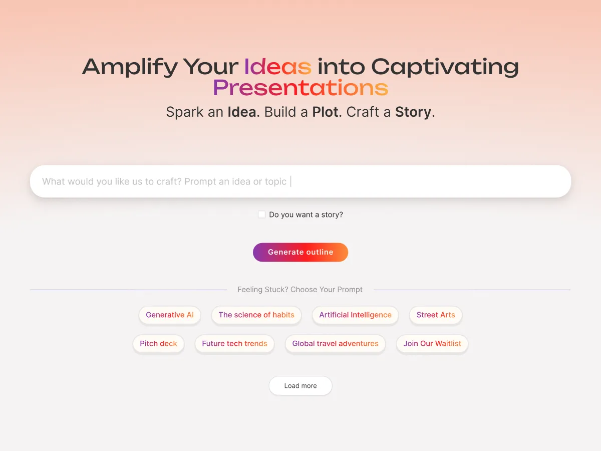 NDeck prompt input UI