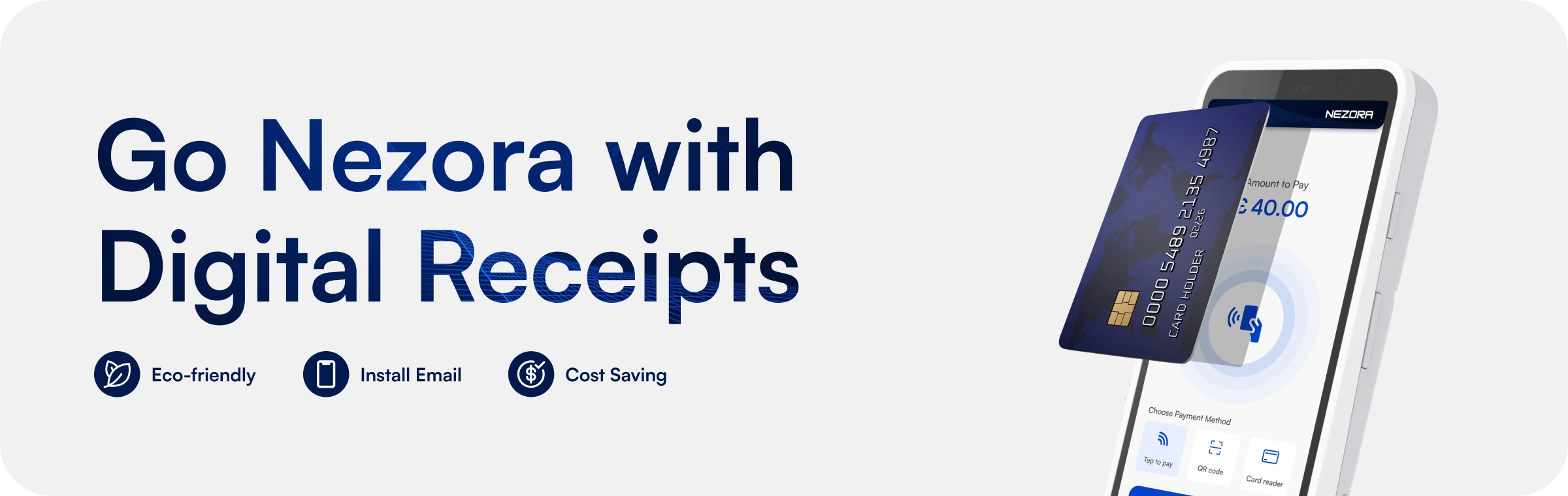 Go Nezora with digital receipts, eco-friendly and instant