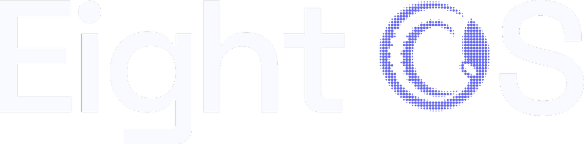 Decorative EightOS wordmark